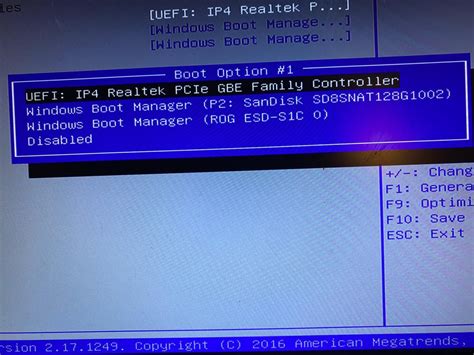 cloned to ssd uefi boot option missing